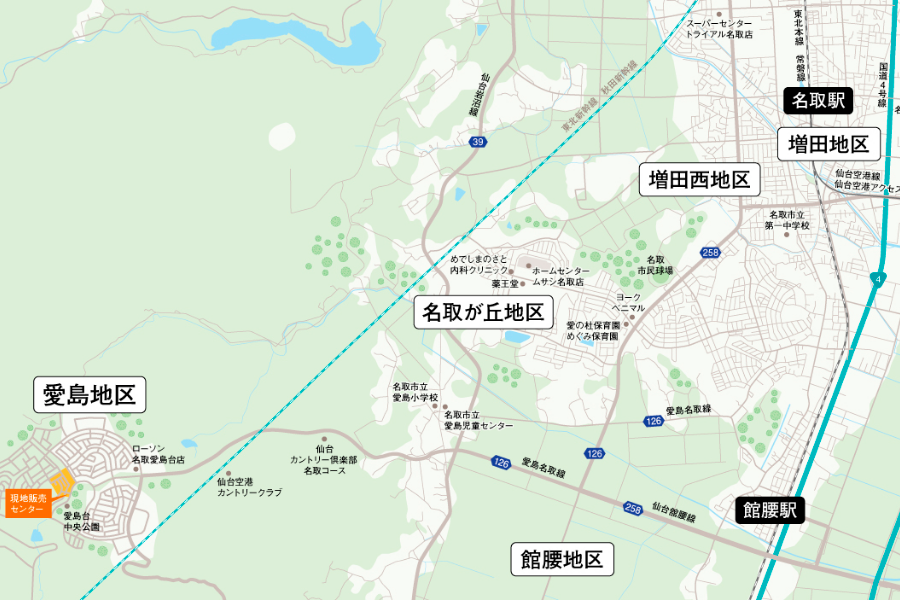 年少人口比率は約17.9％。市内で3番目に高い水準の子育てファミリーが多い愛島地区。